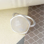 Moonstone Sterling Silver Gemstone Ring