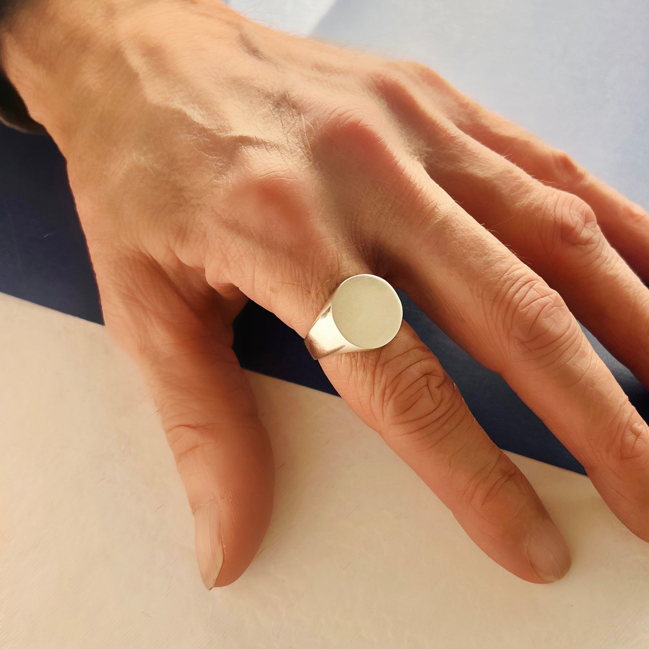新品 未使用 OVY Silver Signet Ring 9号(内周50mm) Silver Signet Ring | OVY