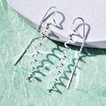 Sterling Silver Threader Spiral Earrings - Otis Jaxon Silver Jewellery