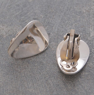 Petal Gold Clip On Earrings - Otis Jaxon Silver Jewellery