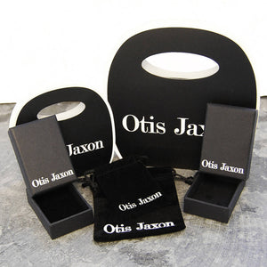 Black Oxidised Lightning Bolt Ear Cuff - Otis Jaxon Silver Jewellery
