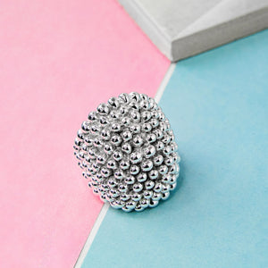 Sterling Silver Statement Bubble Ring