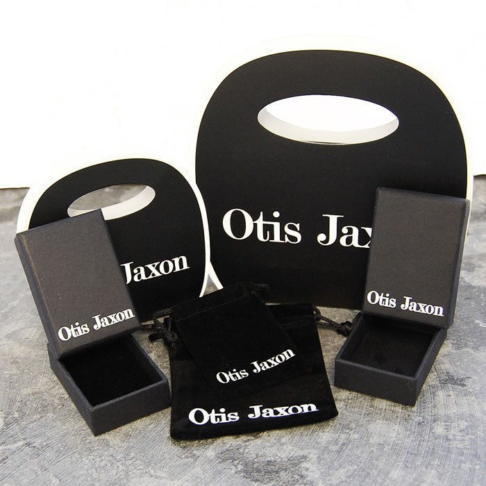 Oval Battered Silver Hoop Earrings - Otis Jaxon Silver Jewellery