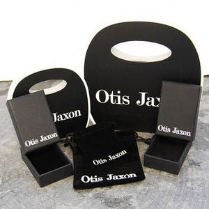 Battered Gold Small Oval Hoop Earrings - Otis Jaxon Silver Jewellery