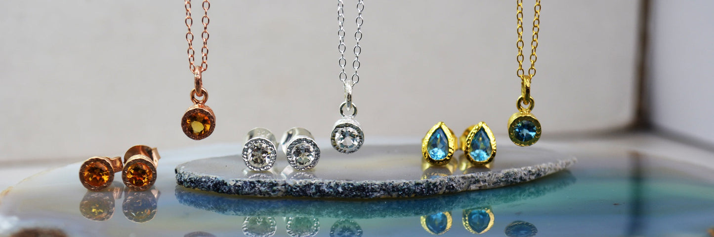 November Birthstones - Citrine and Topaz