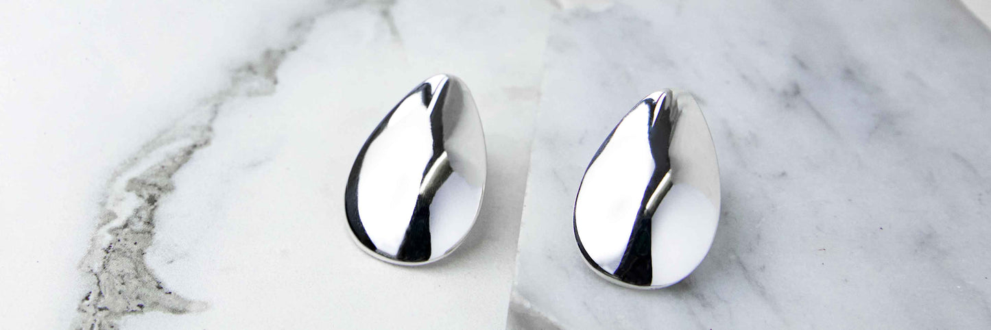 Ladies Silver Earrings