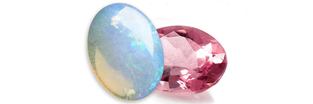 October Birthstones - Opal and Tourmaline