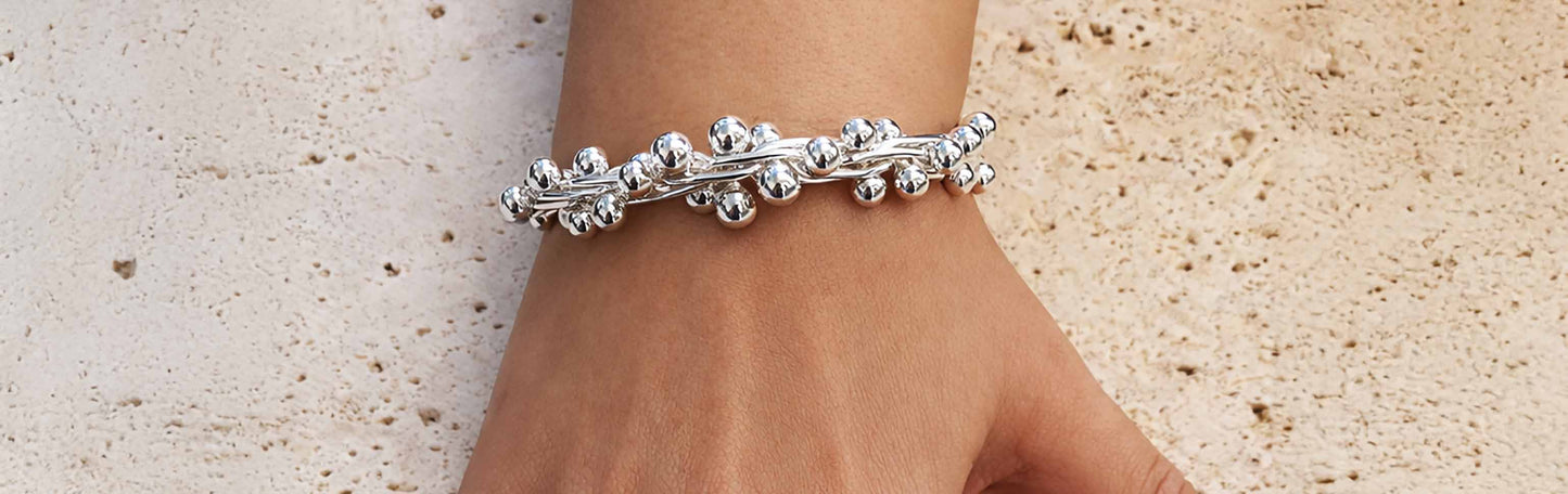 Peppercorn Bracelets | Chunky Sterling Silver – Otis Jaxon