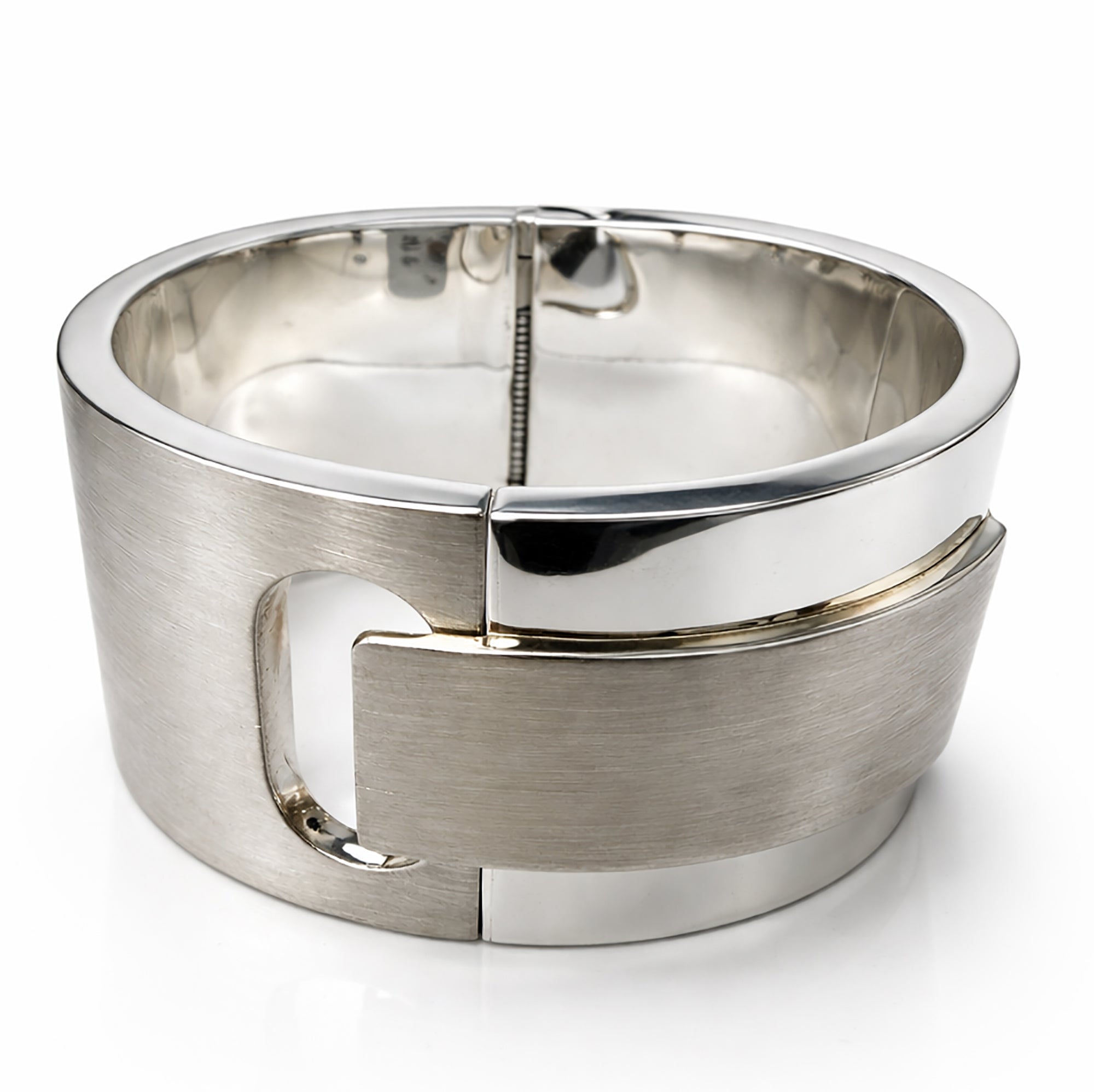 Chunky Art Deco Large Sterling Silver Bangle – Otis Jaxon Silver