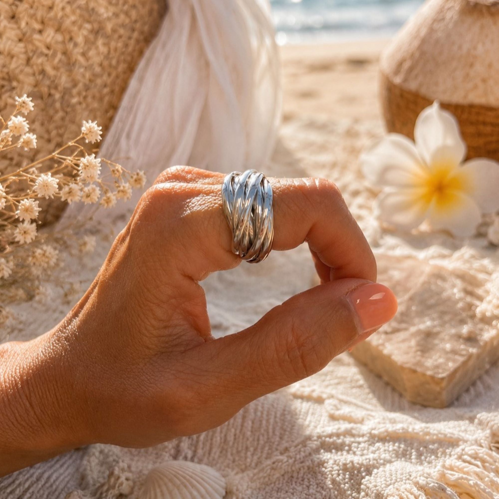 Sterling Silver Multi Band Russian Rolling Ring – Otis Jaxon