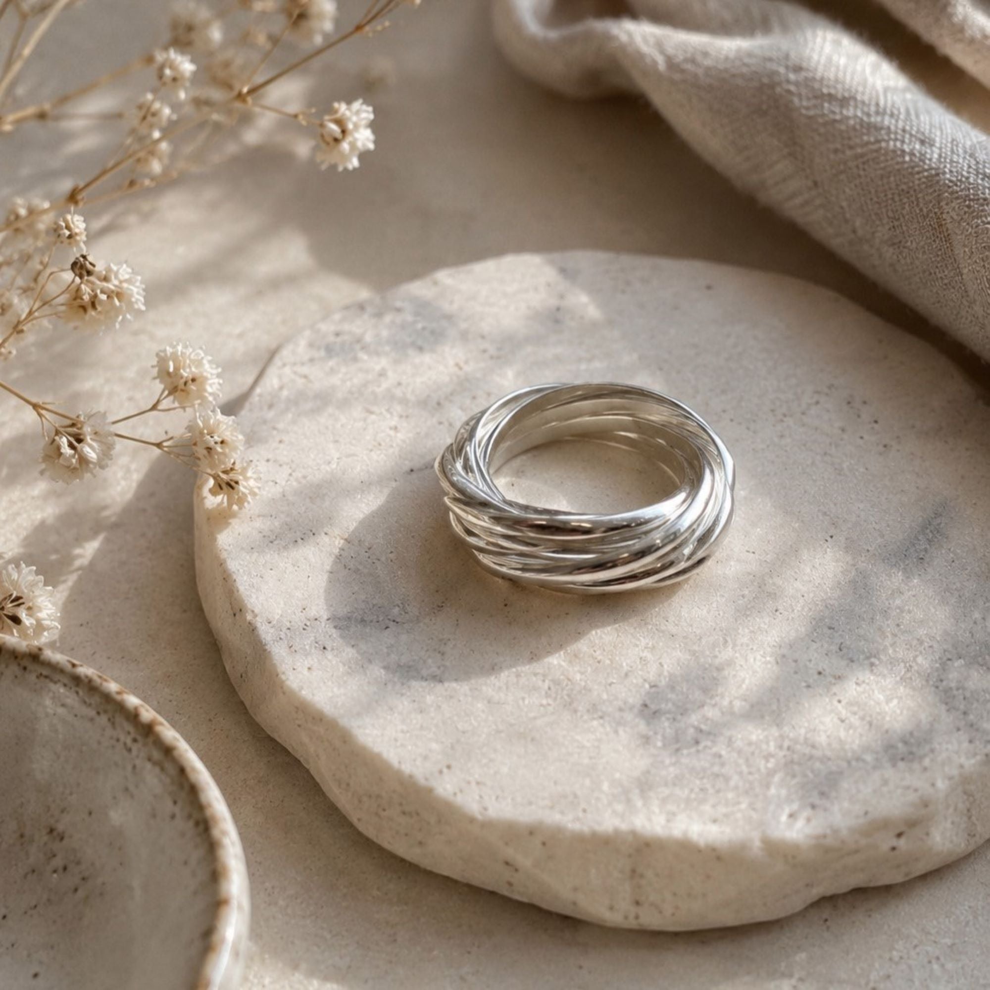 Sterling Silver Classic Russian Wedding Ring – Otis Jaxon Silver