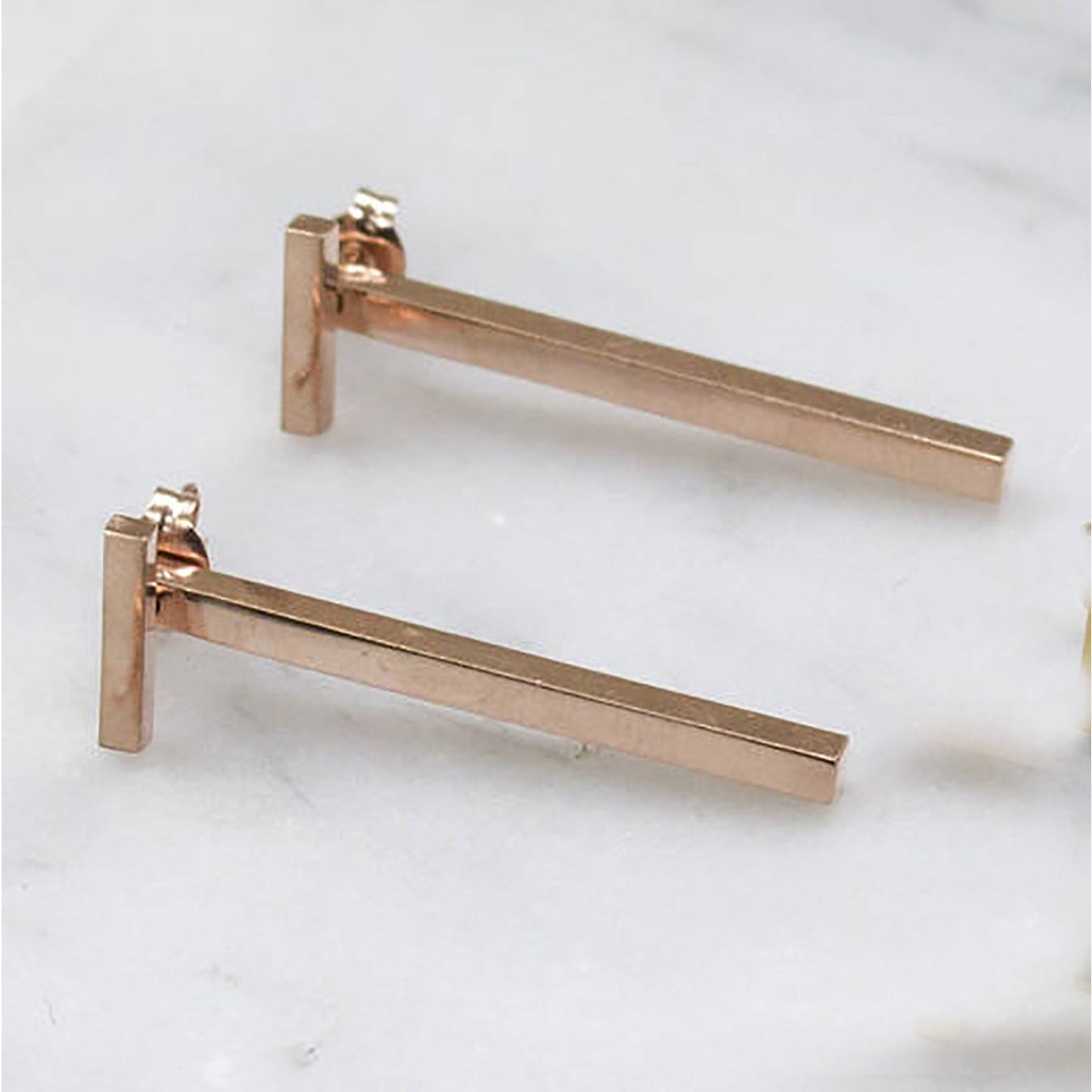 Rose Gold T Bar Ear Jacket