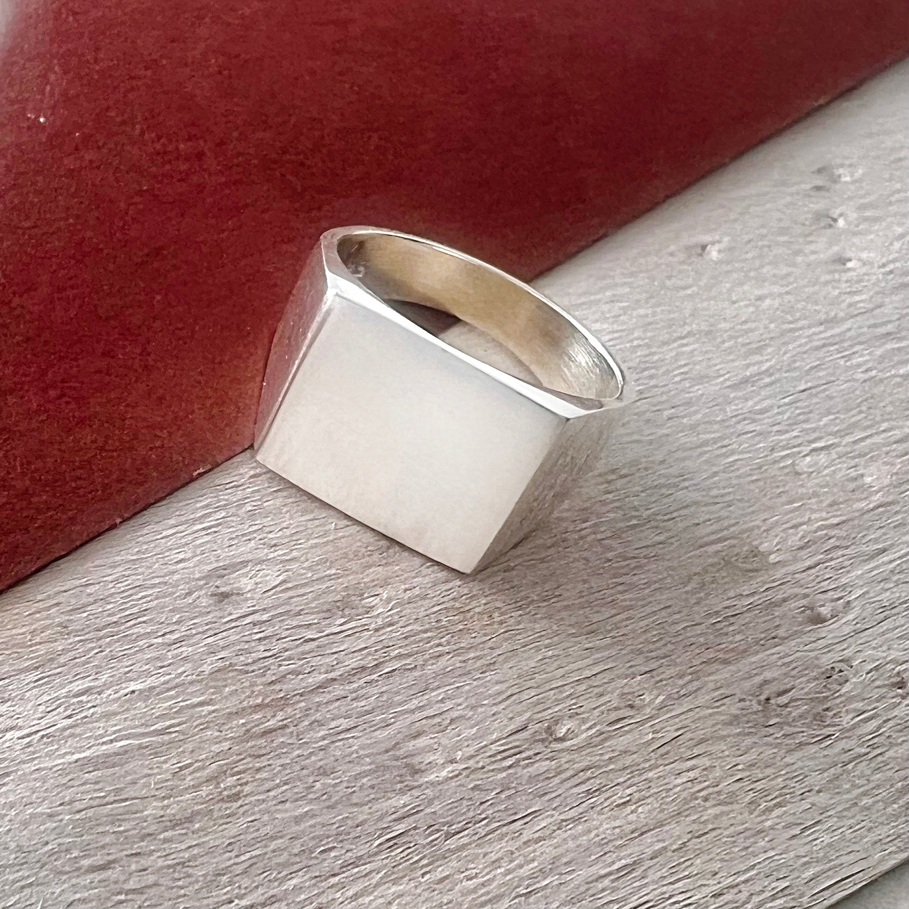 square-mens-silver-signet-ring – Otis Jaxon Silver Jewellery