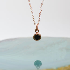 Spinel Gold Dainty Pendant Necklace