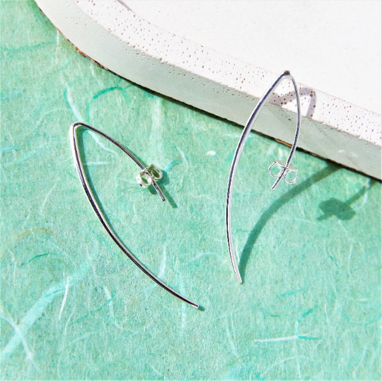 Wishbone Contemporary Sterling Silver Drop Earrings