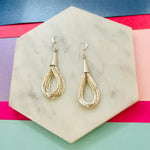 Sterling Silver Liquid Multi-strand Earrings - Otis Jaxon Jewellery