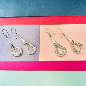 Sterling Silver Liquid Multi-strand Earrings - Otis Jaxon Jewellery