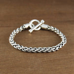 Chunky Silver Rope Bracelet - Otis Jaxon Silver Jewellery