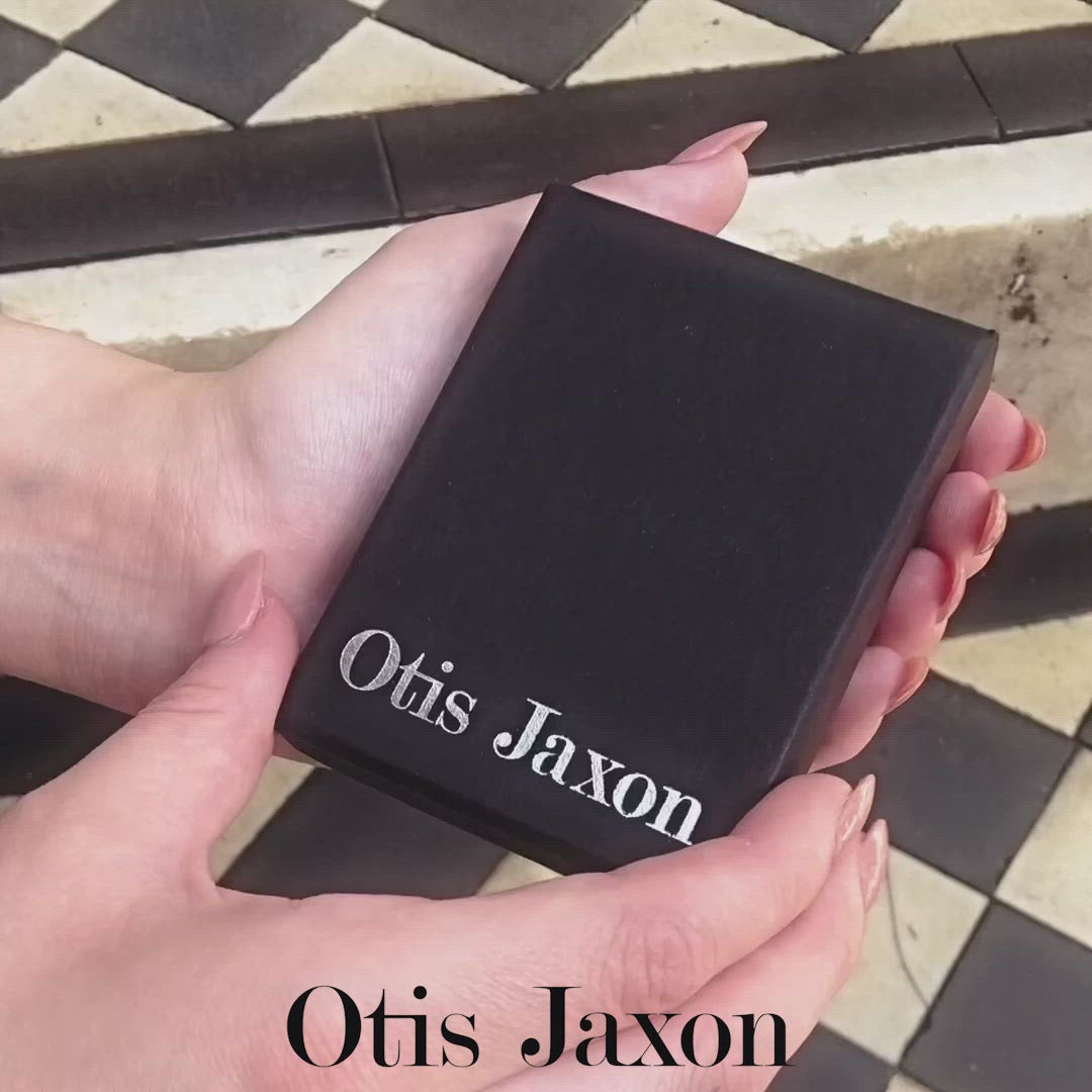 Silver and Gold Raised Screw Sterling Silver Bangle