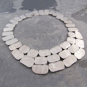 
            
                Load image into Gallery viewer, Roman Chunky Silver Statement Necklace - Otis Jaxon Silver Jewellery
            
        
