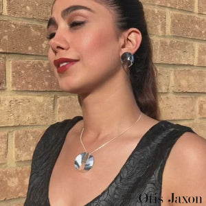 
            
                Load and play video in Gallery viewer, Statement Silver Wave Necklace and Earrings Set- Otis Jaxon Silver Jewellery
            
        