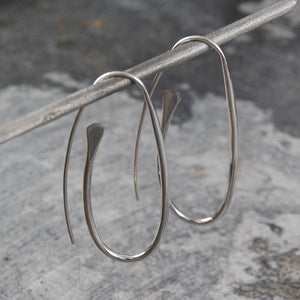 
            
                Load image into Gallery viewer, Paperclip Medium Silver Drop Earrings - Otis Jaxon Silver Jewellery
            
        