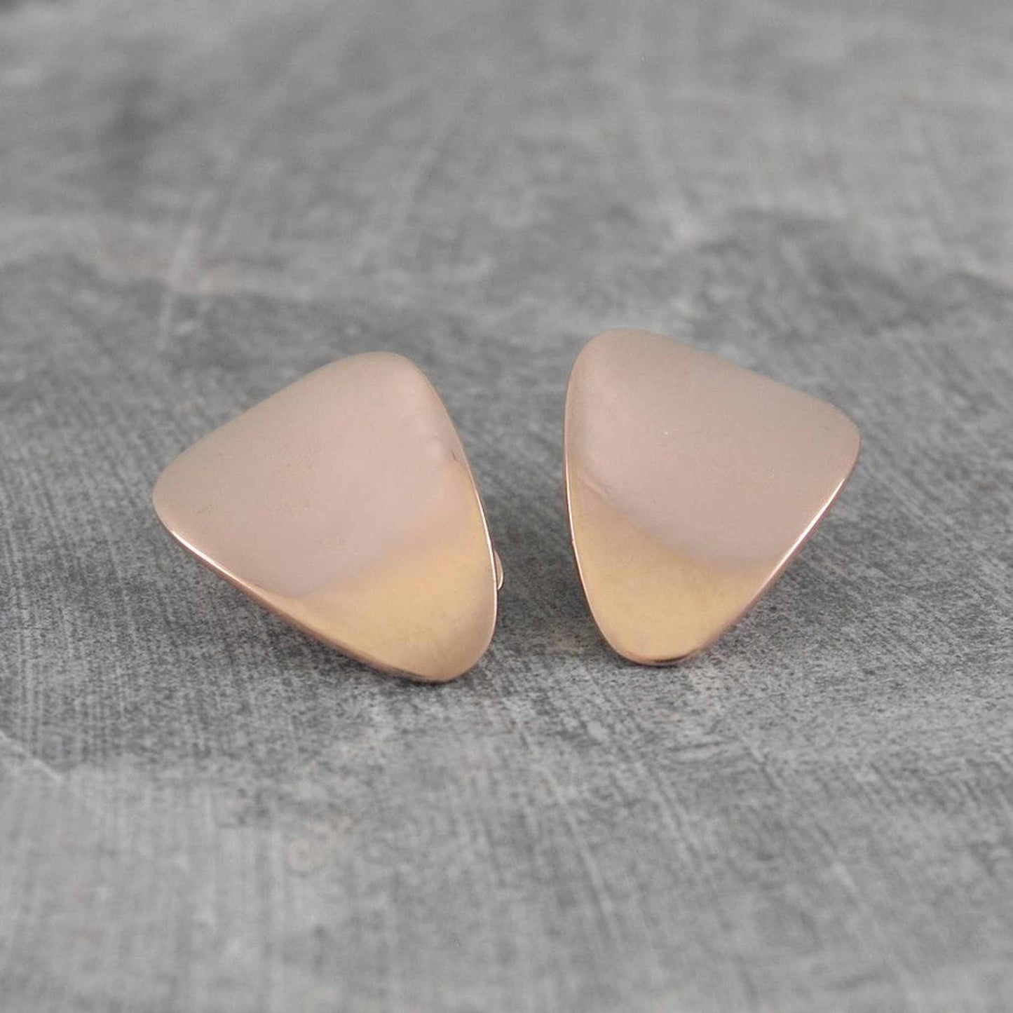 Petal Gold Clip On Earrings - Otis Jaxon Silver Jewellery