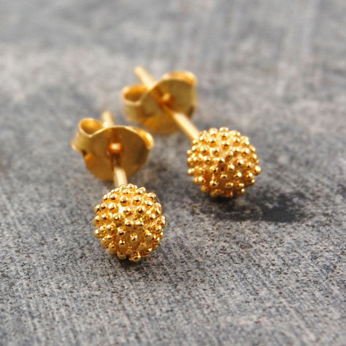Sycamore Rose Gold Stud Earrings - Otis Jaxon Silver Jewellery