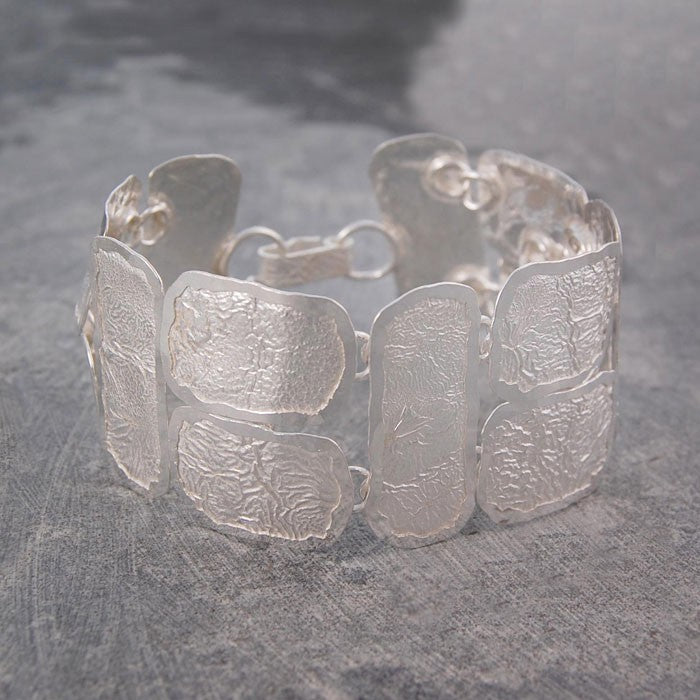 Roman Chunky Silver Bracelet - Otis Jaxon Silver Jewellery