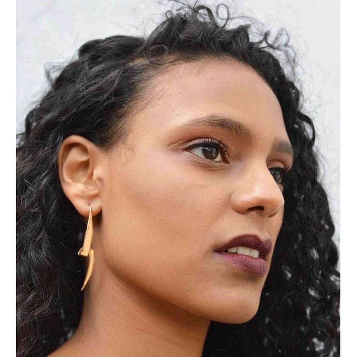 Elegant Rose Gold Spiral Drop Earrings - Otis Jaxon Silver Jewellery