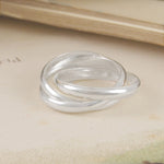 Triple Russian Silver Ring - Otis Jaxon Silver Jewellery