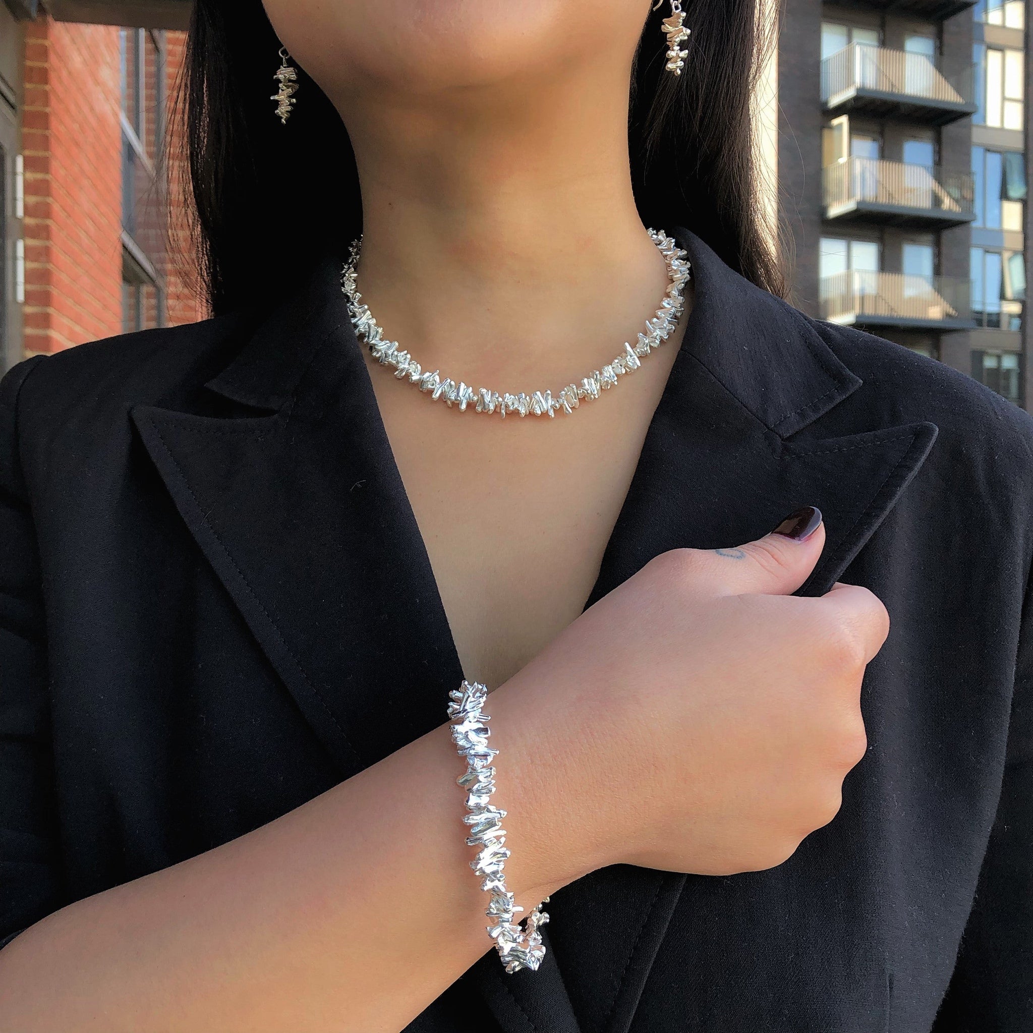 Fragment Sterling Silver Designer Charm Bracelet – Otis Jaxon
