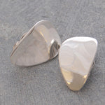 Petal Silver Clip On Earrings - Otis Jaxon Silver Jewellery