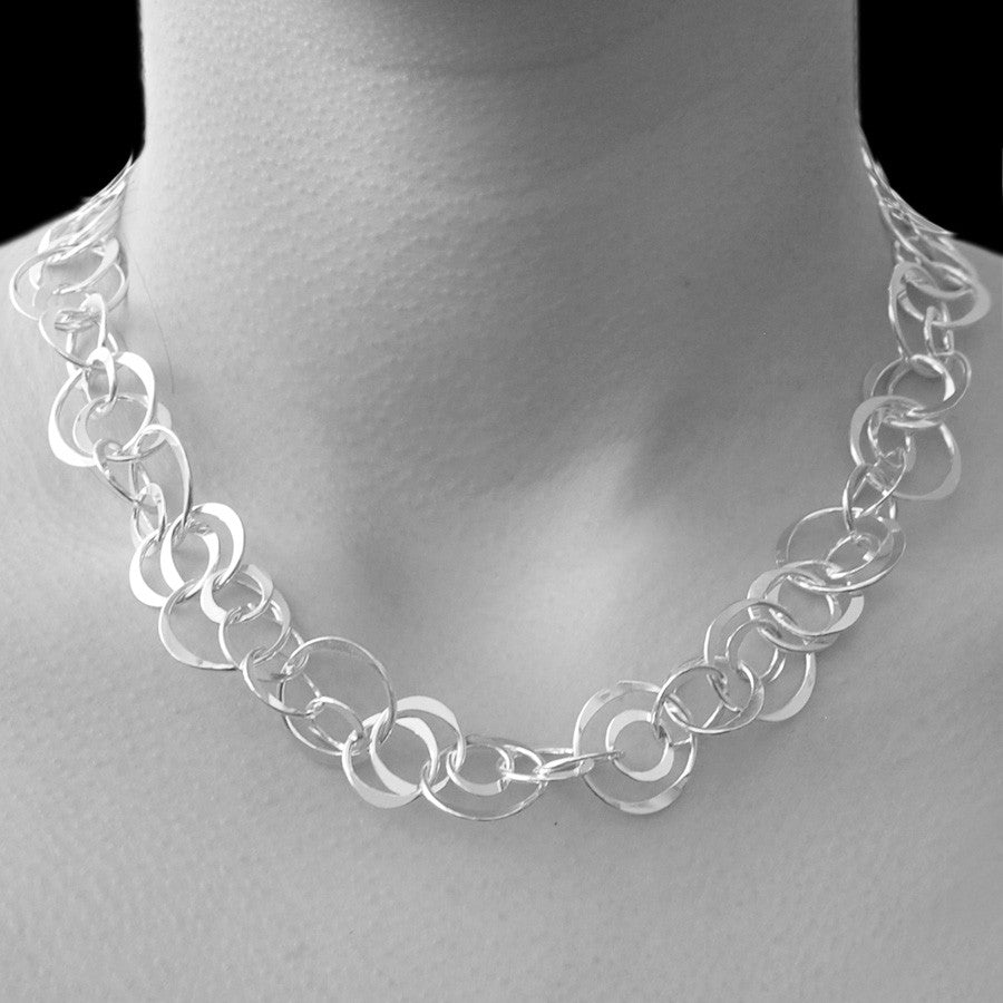 
            
                Load image into Gallery viewer, Planet Contemporary Silver Necklace - Otis Jaxon Silver Jewellery
            
        