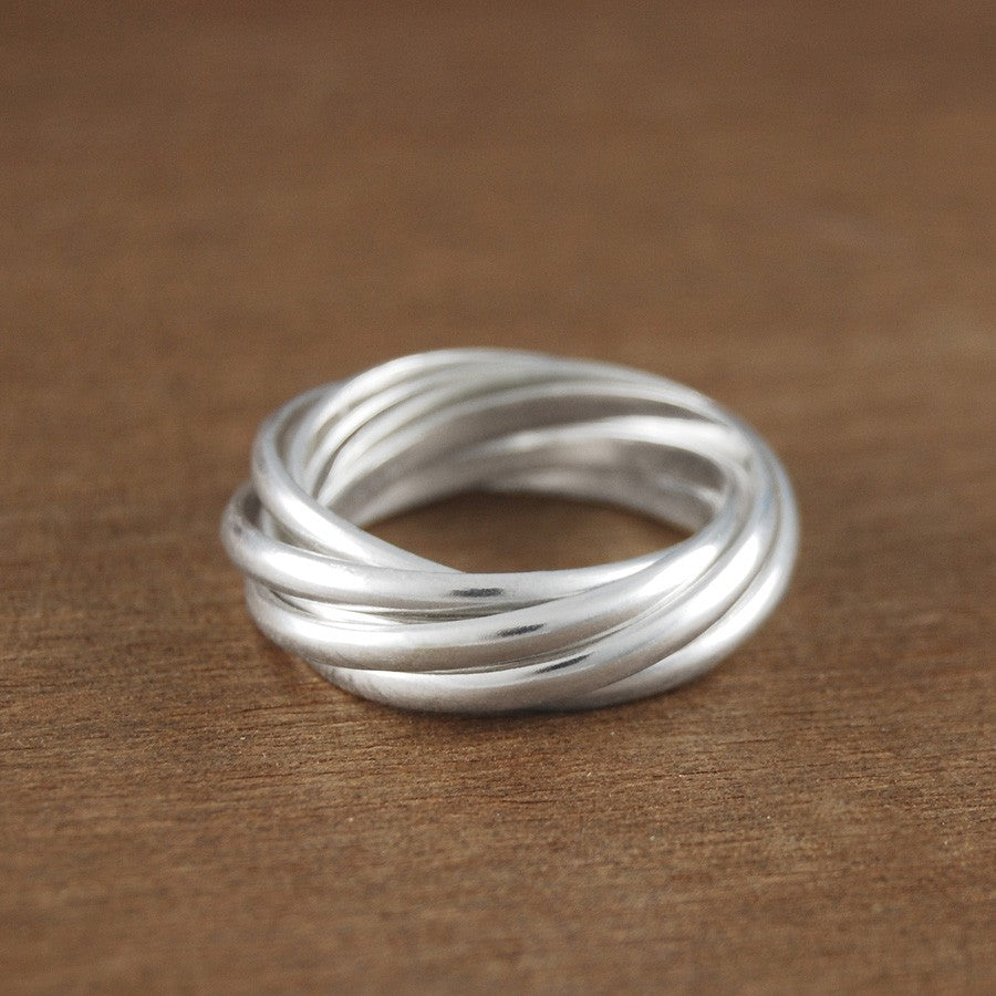 Classic Russian Wedding Ring - Otis Jaxon Silver Jewellery