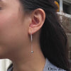 Silver Ball Drop Earrings - Otis Jaxon Silver Jewellery