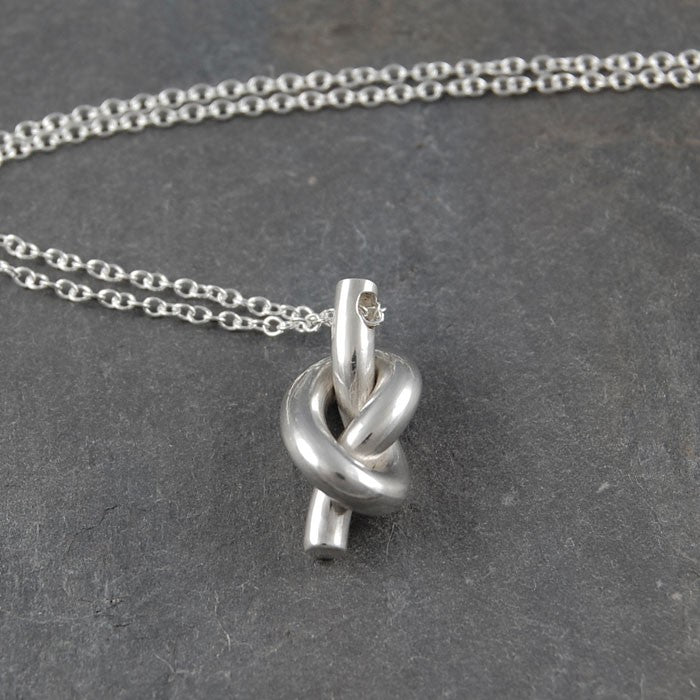 Nautical Silver Knot Necklace - Otis Jaxon Silver Jewellery