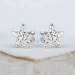 Starfish Sterling Silver Stud Earrings