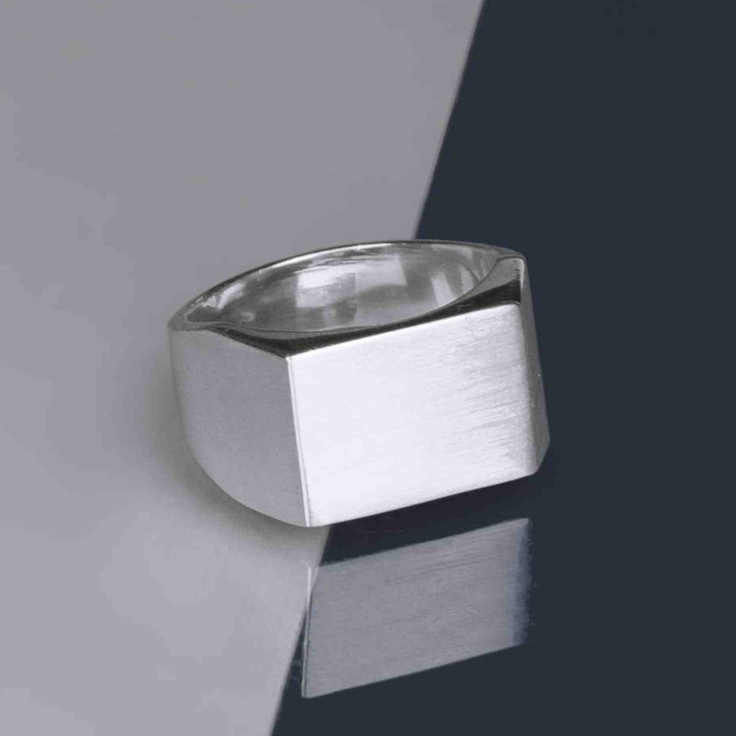 Solid Silver Men's Signet Ring - Otis Jaxon Silver Jewellery