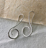 Sterling Silver Musical Note Earrings - Otis Jaxon Silver Jewellery