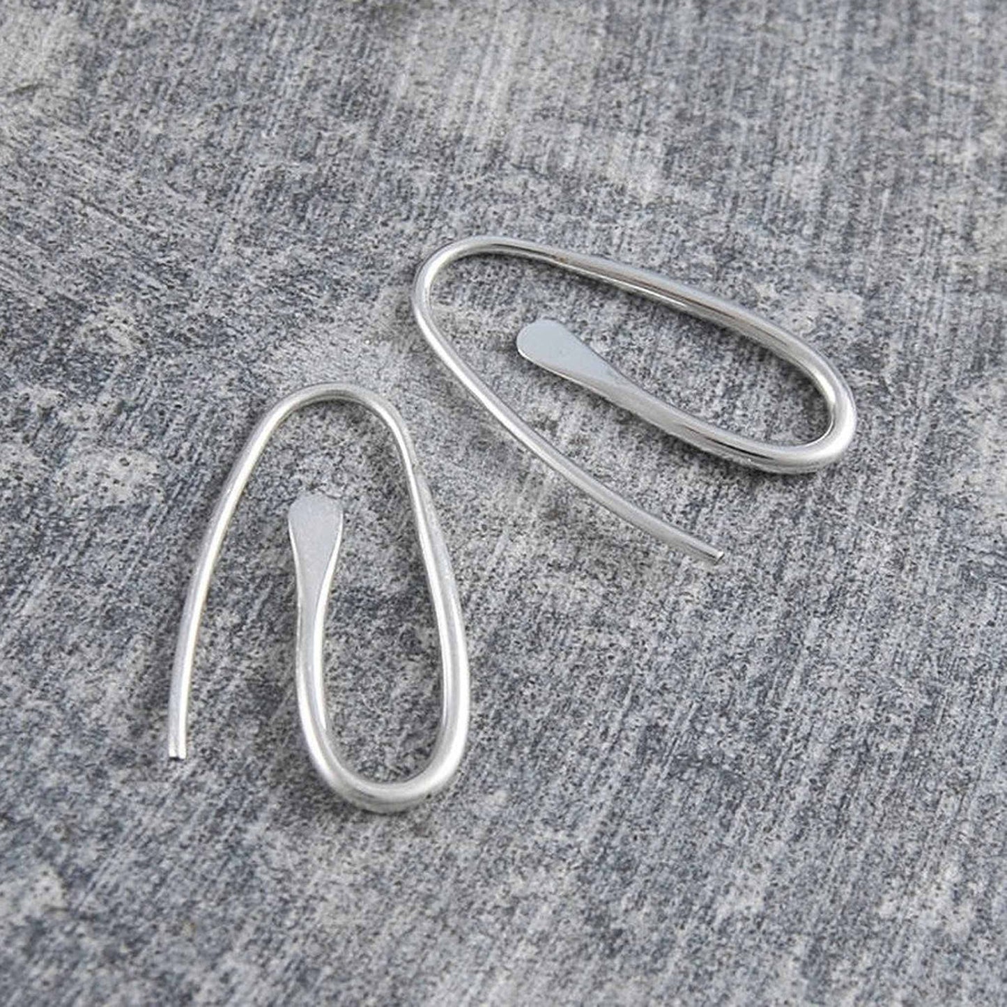 Paperclip Small Silver Drop Earrings - Otis Jaxon Silver Jewellery