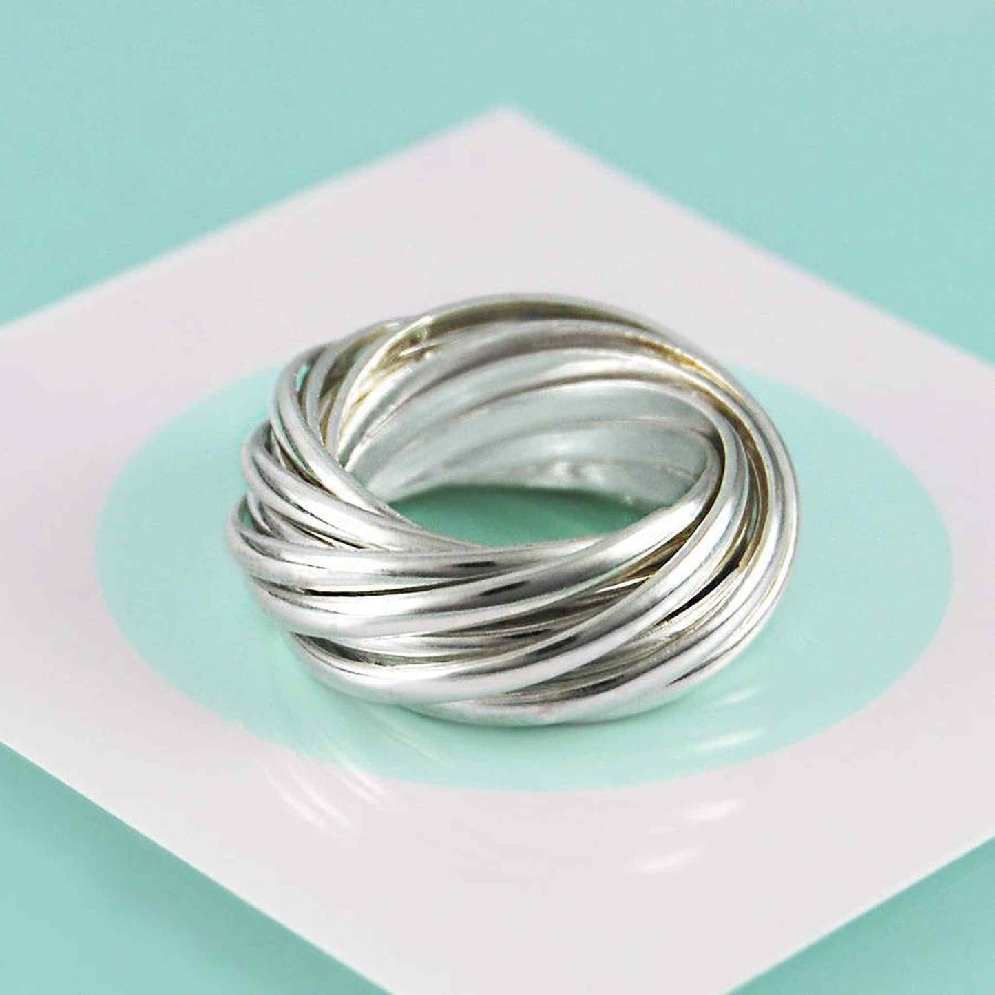 Chunky Russian Silver Ring - Otis Jaxon Silver Jewellery