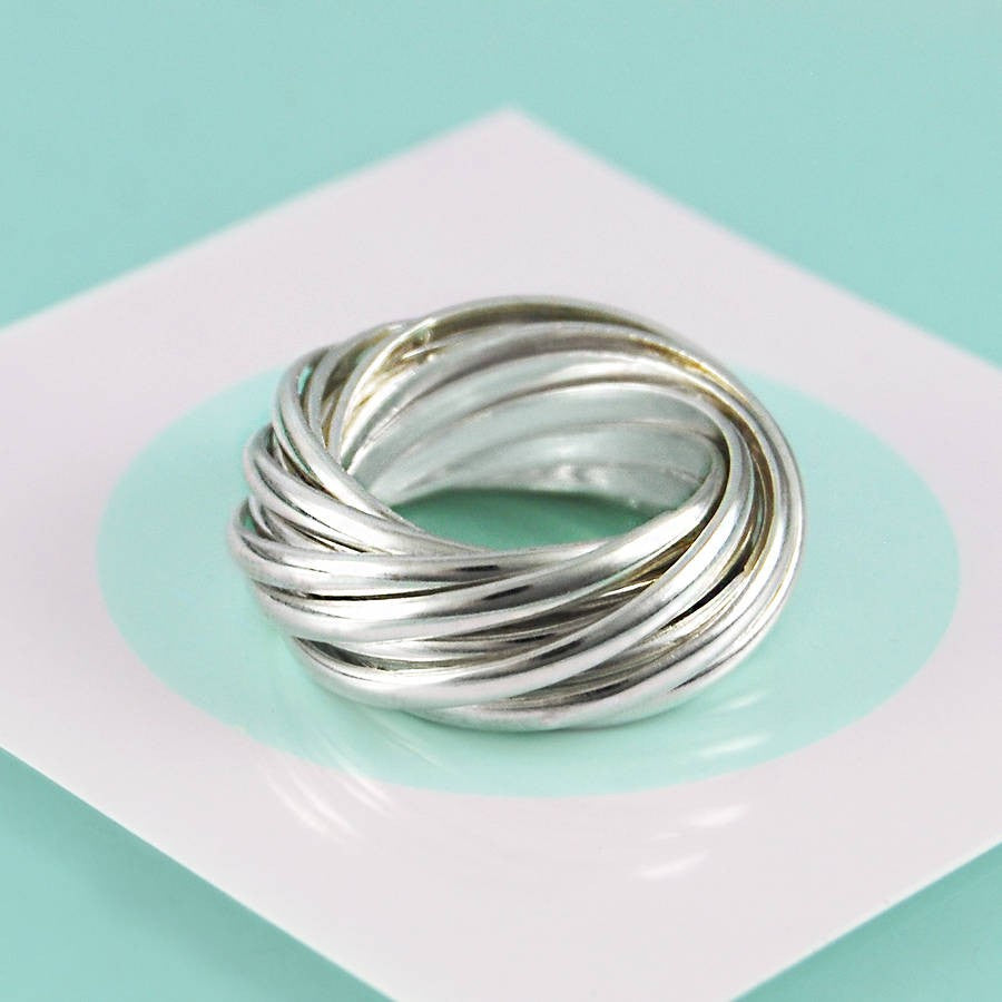 Elegant 925 Silver Wedding Rings Women Large Cubic Zirconia Rings Size 6-10  | eBay