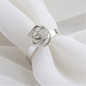 Nest Contemporary Silver Ring - Otis Jaxon Silver Jewellery
