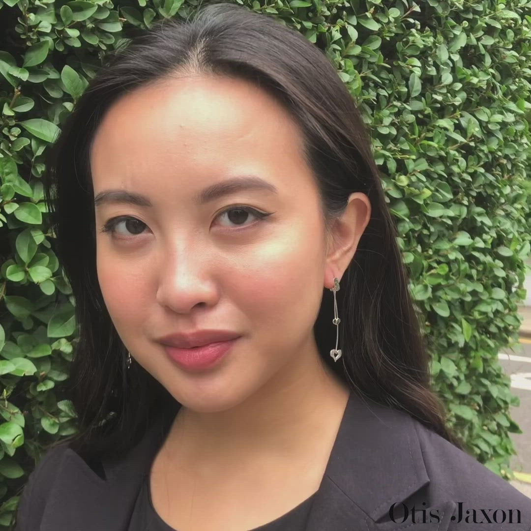 Gold Ball Drop Ear Jacket Earrings