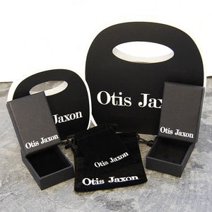 Square Silver Ear Cuffs - Otis Jaxon Silver Jewellery