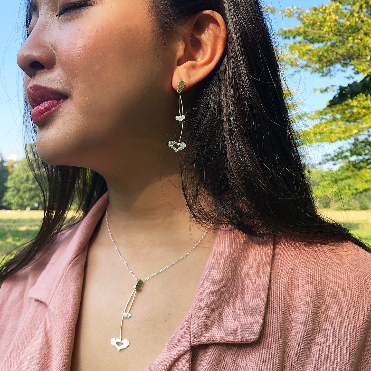 Corazon Silver Heart Pendant Necklace - Otis Jaxon Silver Jewellery