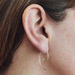 Sterling Silver Illusion Ball Hoop Earrings - Otis Jaxon Silver Jewellery