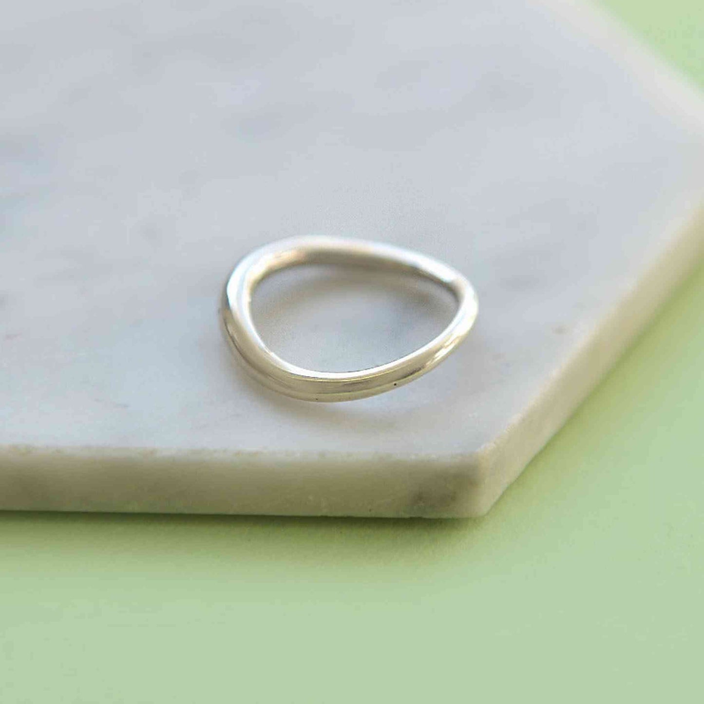 Graduated Sterling Silver Solid Ring - Otis Jaxon Silver Jewellery
