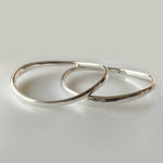 Solid Silver Graduated Bangle - Otis Jaxon Silver Jewellery